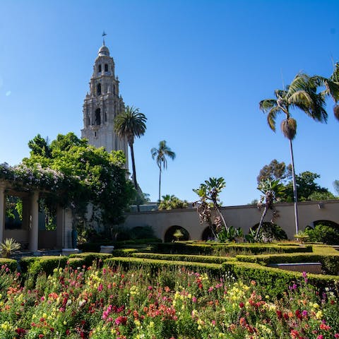 Visit nearby Balboa Park – home to over sixteen museums