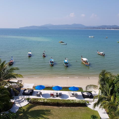 Stay just 30 metres away from Bang Tao beachfront