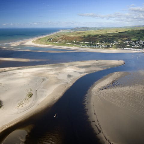 Pack up your beach bags and head for Cardigan Bay (a forty-minute drive away)