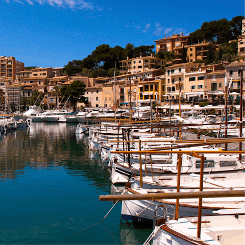 Head to Port de Sóller for a boat trip – thirty-five minutes away by car