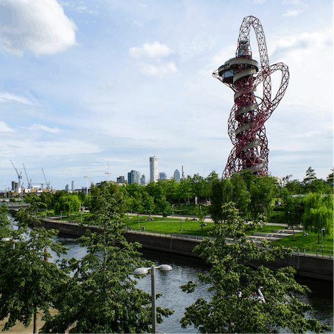 Reach Stratford and the Olympic Park in under twenty minutes by car