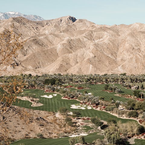 Tee off at one of the 200 or so gold courses found in the area