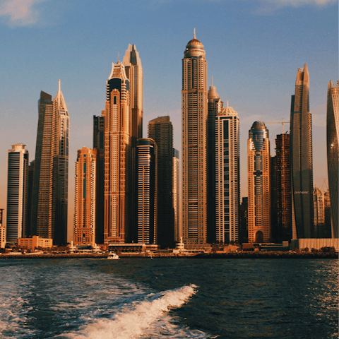 Explore Dubai's famous sights from this Business Bay location