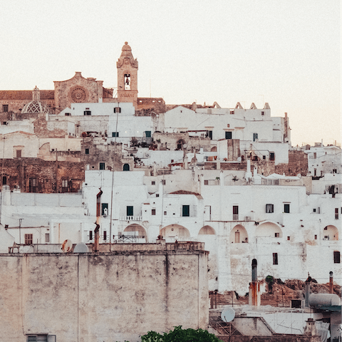 Experience the historic charm of Puglia in nearby Ostuni 