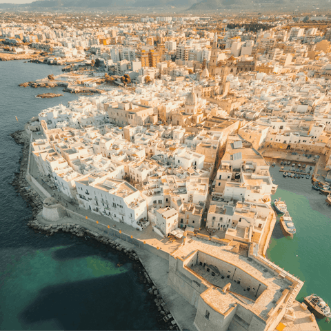 Spend the day in Monopoli, just 6km away