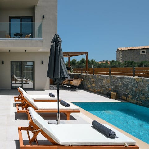 Spend a relaxing afternoon lounging by the pool