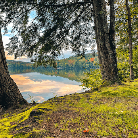 Soak up the beauty of the Catskills that surrounds you