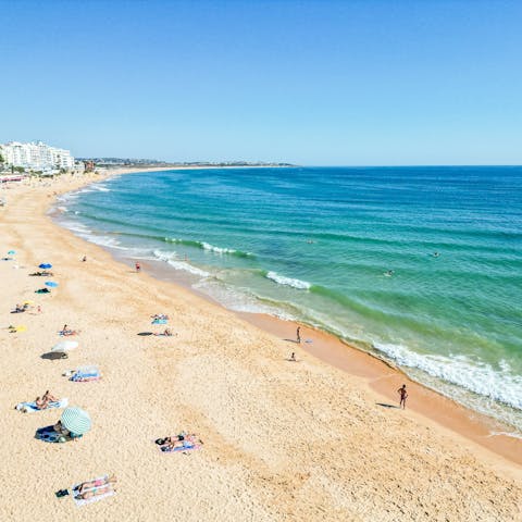 Choose from several beaches, with Praia do Vale do Olival being the closest