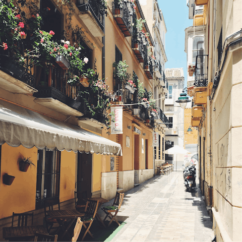 Stroll through the streets of Malaga with ease from your central base