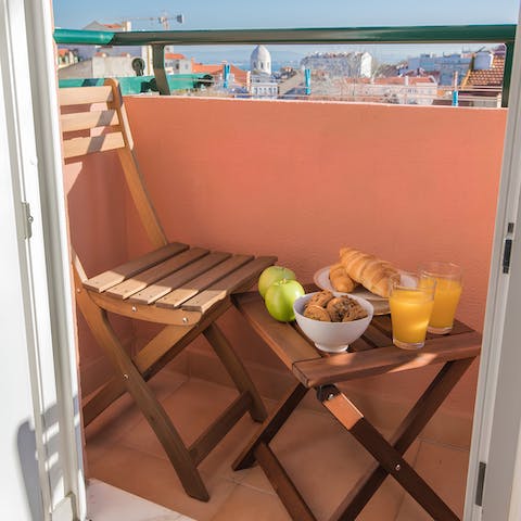 Take in views of the National Pantheon from the balcony terrace