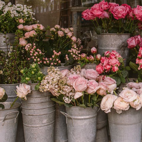 Pick up some flowers from Milsom Place, under a four-minute saunter from this home