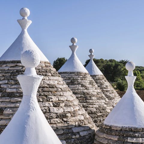 Embrace Puglian tradition with the fairytale spires of your Trulli home