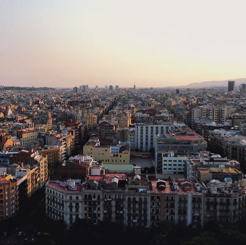 Stay in the beautiful, lively neighbourhood of Eixample in central Barcelona