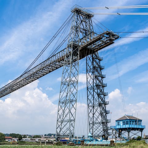 Stay in buzzing Newport, just a five-minute drive from the city centre and ten from the famous transporter bridge