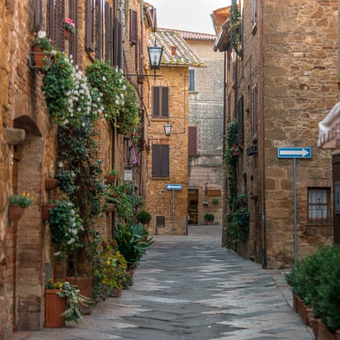 Visit nearby Pienza and sample some Pecorino cheese