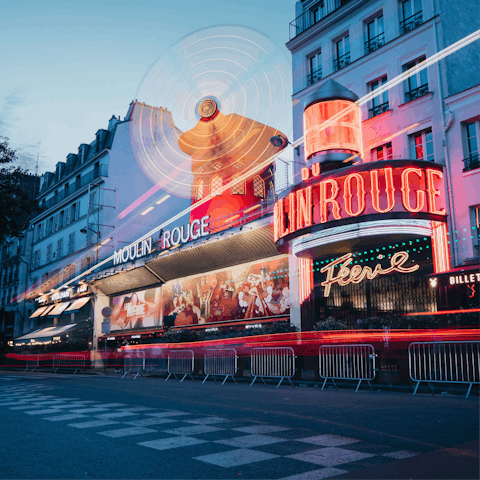 Enjoy Pigalle's lively nightlife, including the famous Moulin Rouge