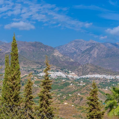Soak up the vistas of the Sierra de Almijara mountain range