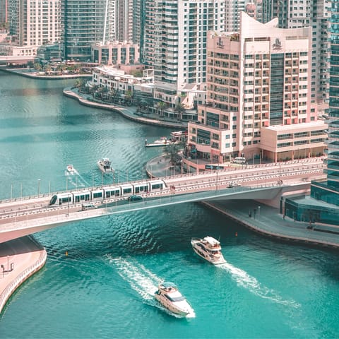 Explore the charming local area of Dubai Marina
