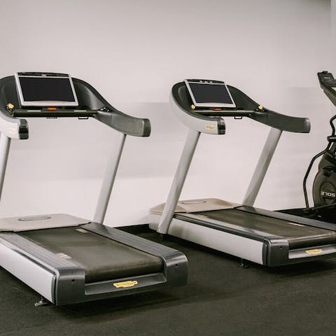 Keep your excercise regime in check at the fitness centre