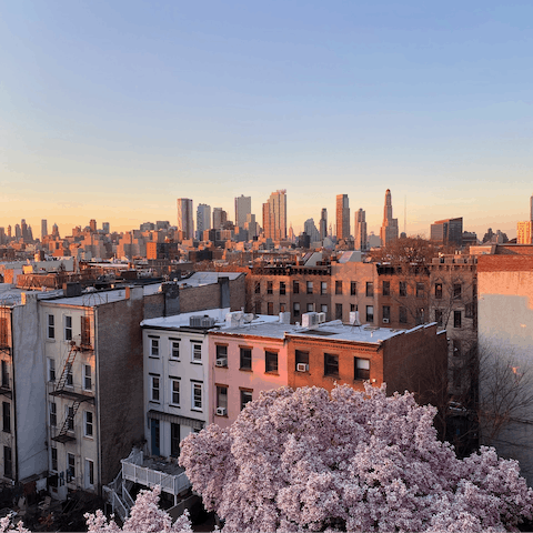 Explore the bustling streets of Manhattan from your Bed-Stuy base – you can reach Midtown in around forty-five minutes 