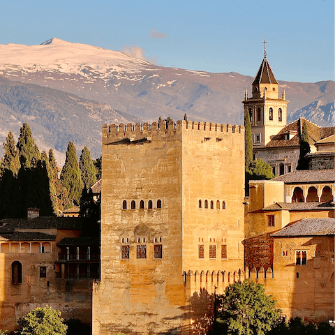 Feel inspired by the fresh mountain air and spectacular beauty of Granada