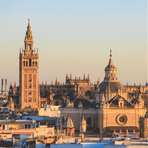 Discover the beauty of local landmarks such as the Seville Cathedral, just a short walk away