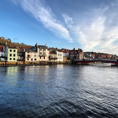 Stay just a ten-minute walk from Whitby's town centre