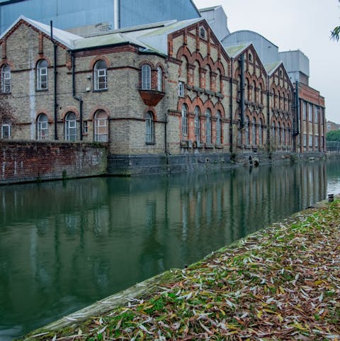 Take a photo in front of the old power station right on your doorstep