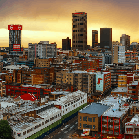 Explore the bustling megacity of Johannesburg and its fascinating museums, excellent food, and lively nightlife