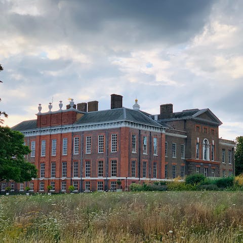 Hop on a bus to the regal Kensington Palace and its lush gardens