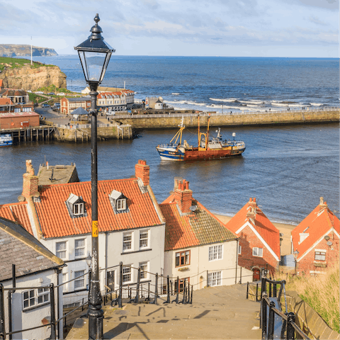 Explore the seaside town of Whitby from your doorstep