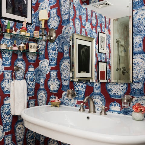 The bold and beautiful bathroom