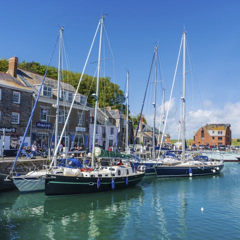 Stay in the picturesque harbour town of Padstow
