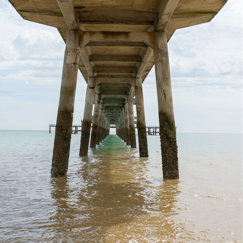 Walk to Deal Pier and Beach in minutes for a fun day in the sun