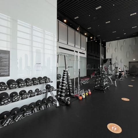 Get in a good session at the state-of-the-art gym