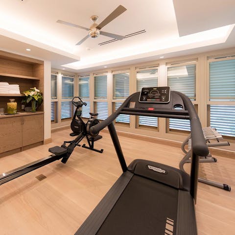 Uplift your stay with an energising workout in the gym