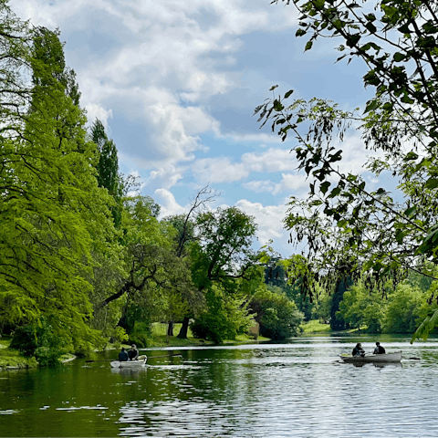 Walk to nearby Bois de Boulogne for a refreshing afternoon stroll
