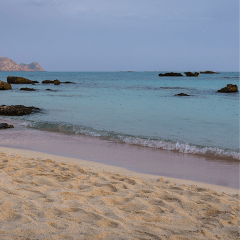 Explore the dazzling array of beaches on Crete's coastline