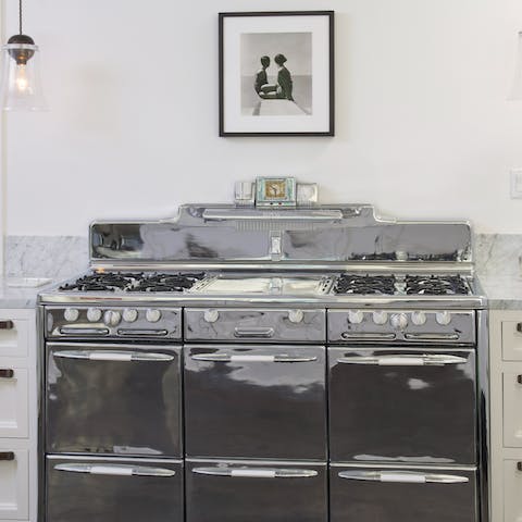 Bring out your inner chef on the high-end range