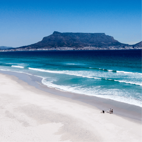 Stay near one of Cape Town's beautiful beaches 