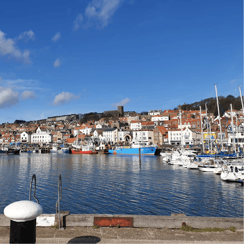 Jump in the car and be at Scarborough's charming seaside in ten minutes