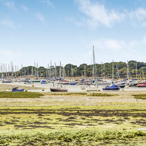 Stay in the historic village of Bosham, a short stroll from the local pubs, cafes, coffee shops and restaurants