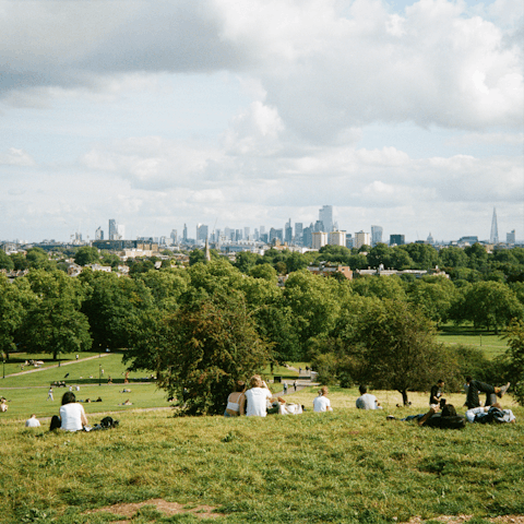 Take a picnic to Primrose Hill and admire the view – it's a two-minute walk away