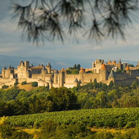 Pay a visit to Carcassonne's medieval citadel, thirty-six minutes' drive away