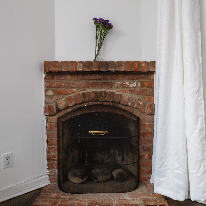 The original brick fireplaces