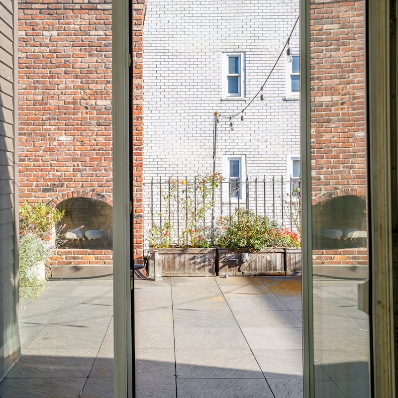 The gorgeous roof terrace