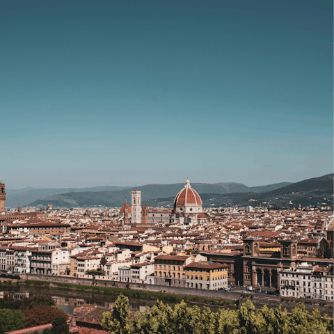 Take a day trip to Florence, just thirty minutes away