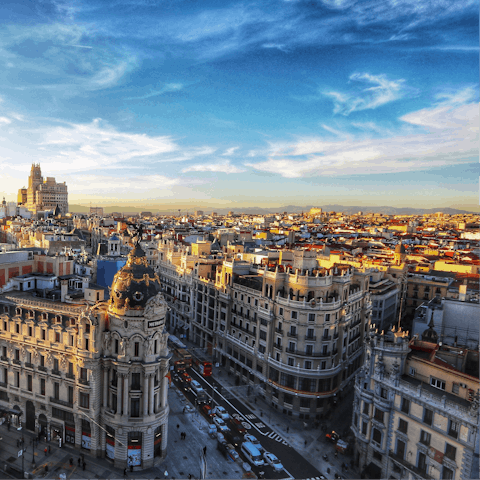 Explore Madrid's dynamic financial district