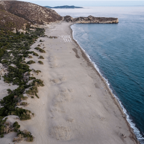 Hit the beach at Patara, one of Turkey's longest stretches of sand