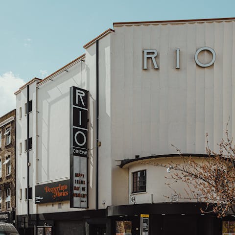 Catch an indie flick at the Rio Cinema, a ten-minute walk away
